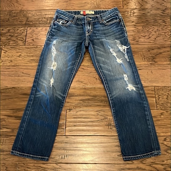 BKE Denim Madison Skinny Stretch Low Rise Size 27 - Picture 1 of 16